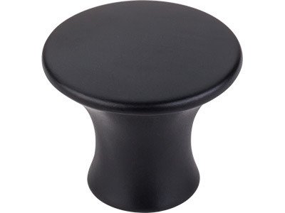 Oculus 1 5/16" Diameter Mushroom Knob in Flat Black