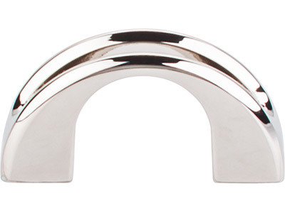 Tango U 1 1/4" Centers Finger Pull in Polished Nickel