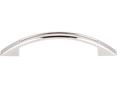 Tango Cut Out 3 3/4" Centers Arch Pull in Polished Nickel