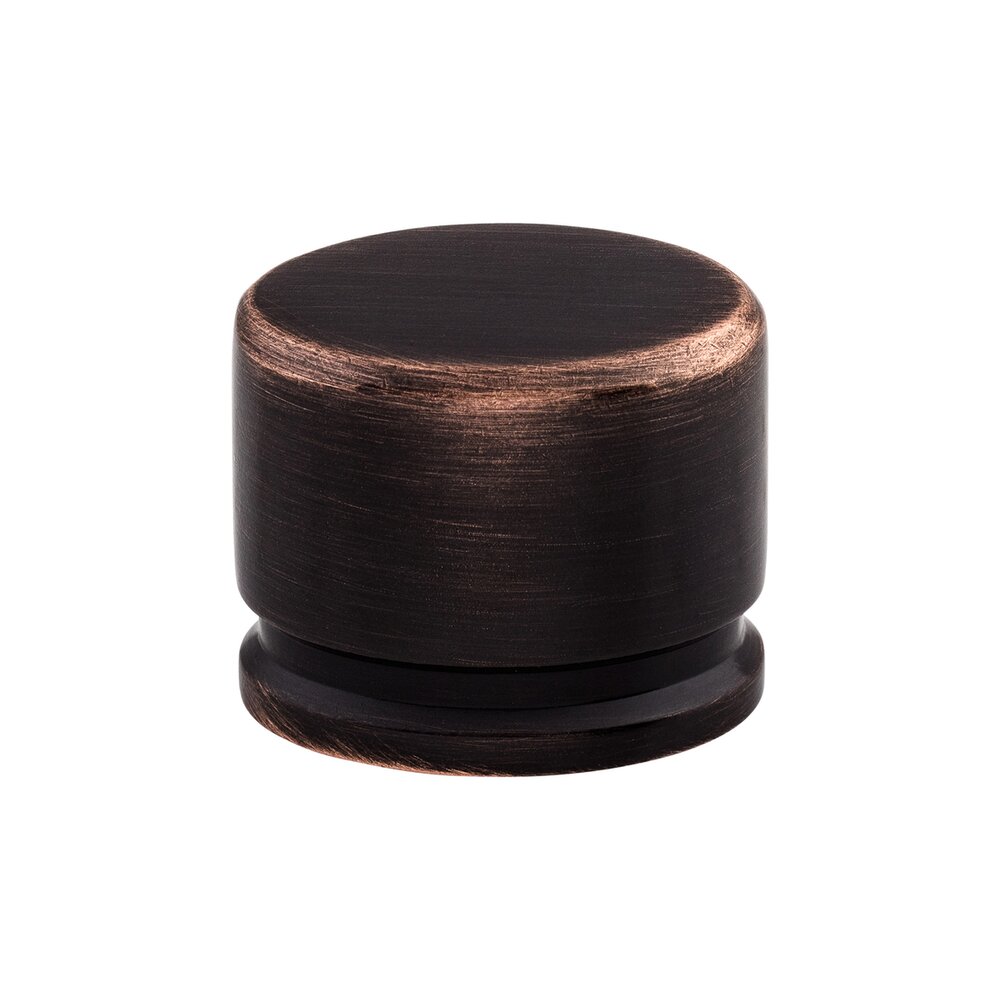 Oval 1 3/8" Long Knob in Tuscan Bronze