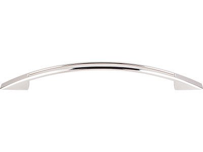 Tango Cut Out 6 5/16" Centers Arch Pull in Polished Nickel