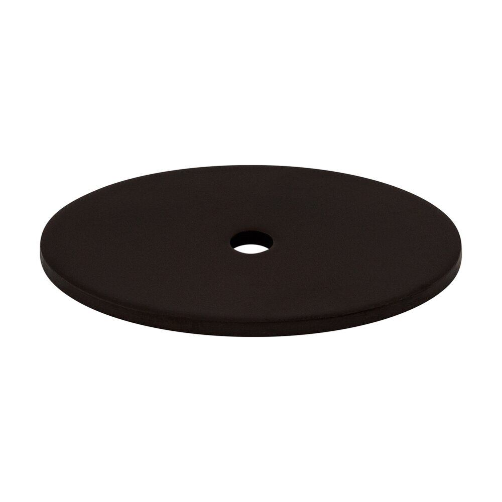Oval 1 3/4" Knob Backplate in Oil Rubbed Bronze