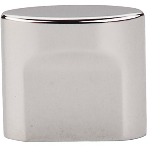 3/4" (19mm) Centers Small Oval Slot Handle in Polished Nickel