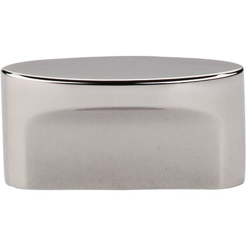 1 1/2" (38mm) Centers Medium Oval Slot Pull in Polished Nickel