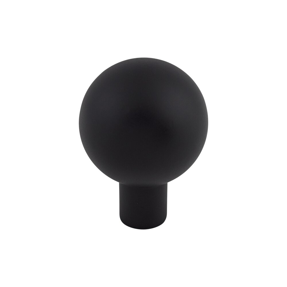 Brookline 1" Diameter Mushroom Knob in Flat Black
