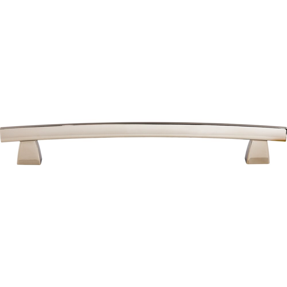 Arched 12" Centers Appliance Pull in Polished Nickel