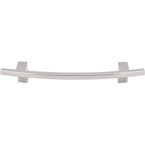 Slanted 5" Centers Bar Pull in Polished Nickel