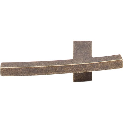 Slanted A 3" Long Novelty Knob in German Bronze