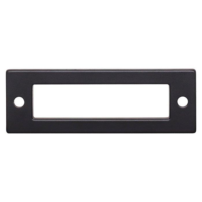 Hollin 3" Centers Pull Backplate in Flat Black