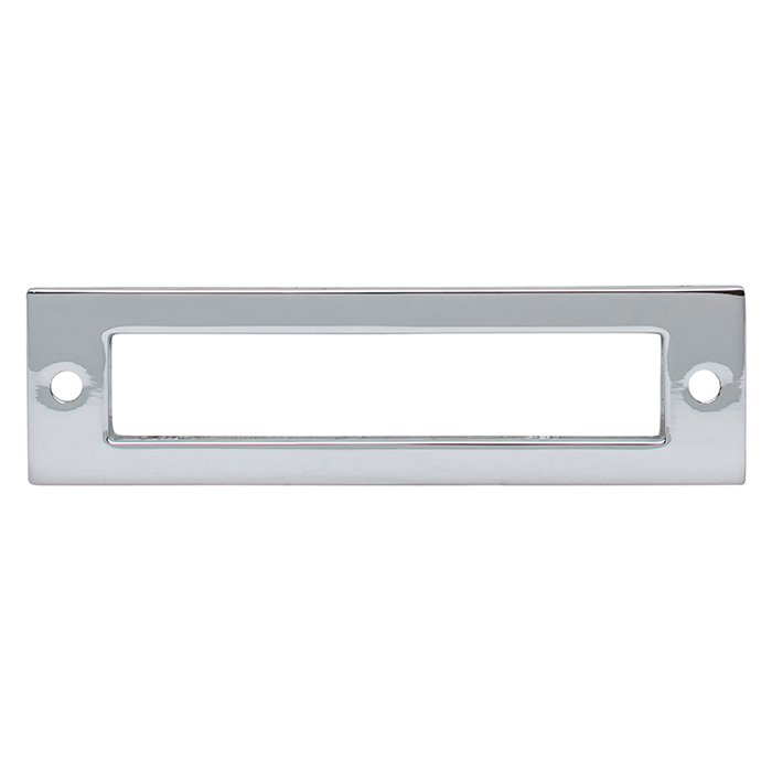 Hollin 3 3/4" Centers Pull Backplate in Polished Chrome