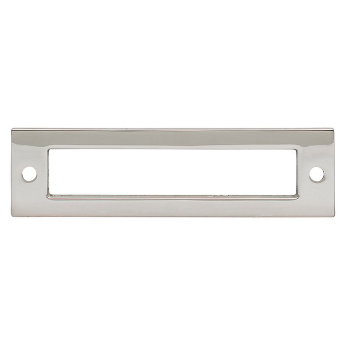 Hollin 3 3/4" Centers Pull Backplate in Polished Nickel