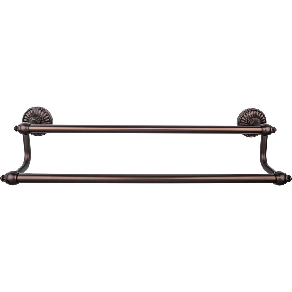 Tuscany Bath Towel Bar 18" Double in Oil Rubbed Bronze
