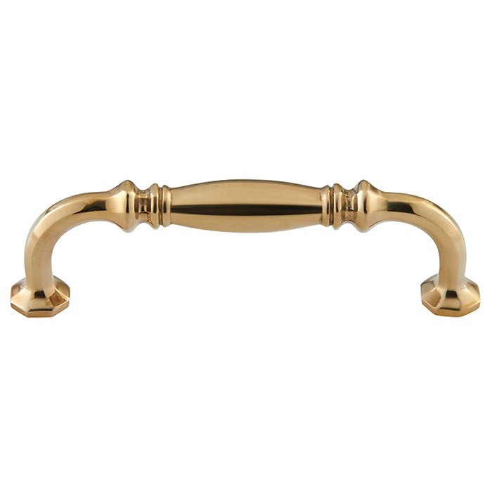3 3/4" Centers Pull in Unlacquered Brass