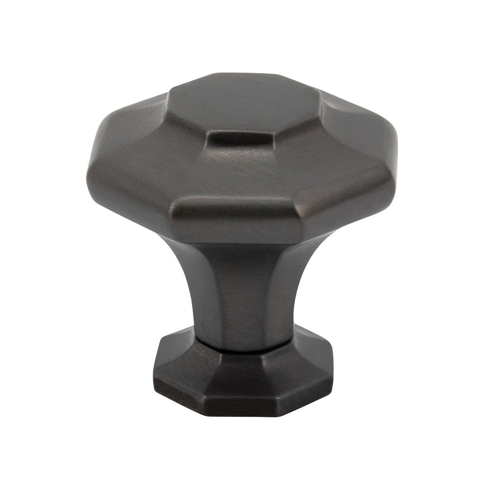 1 3/16" Long Octagon Knob in Oil Rubbed Bronze