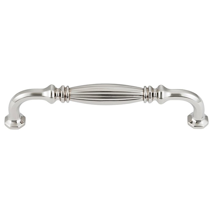 6 5/16" Centers D Handle in Polished Nickel