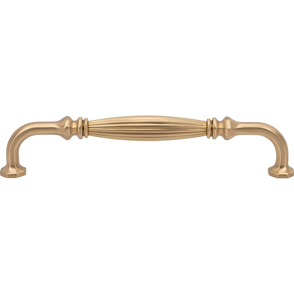 7 9/16" Centers D Handle in Satin Brass
