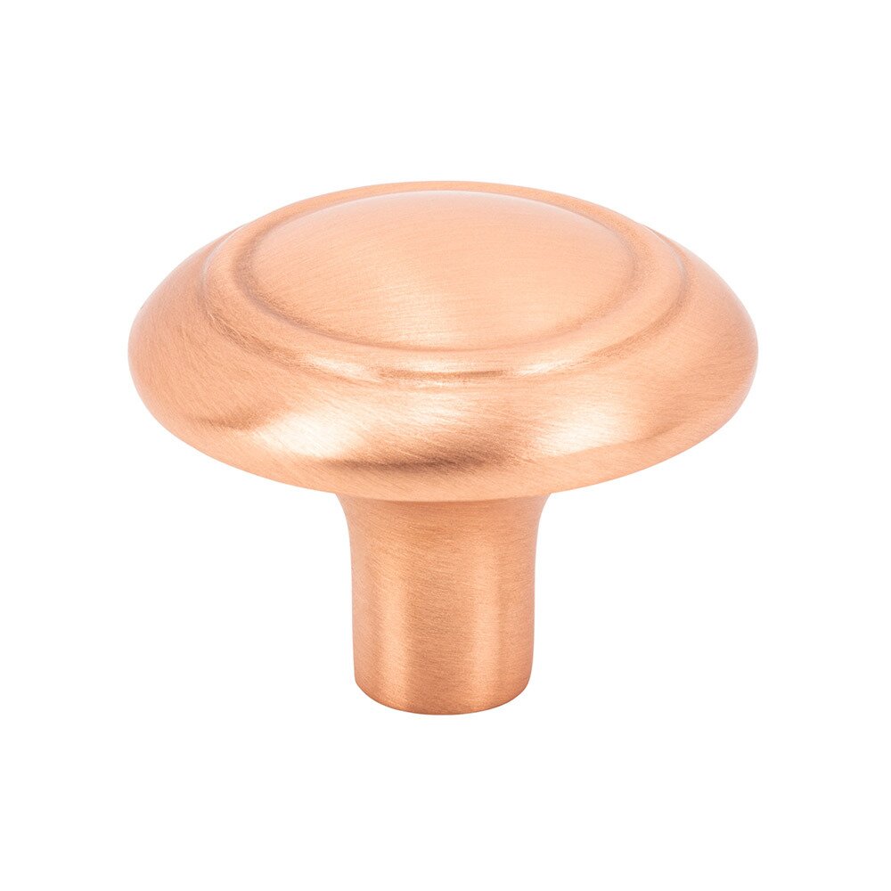 1-1/2" Round Knob in Satin Copper
