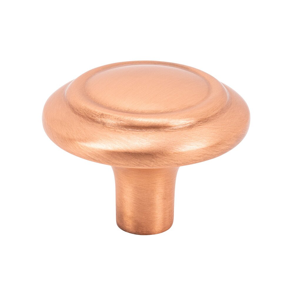 1-5/8" Round Knob in Satin Copper