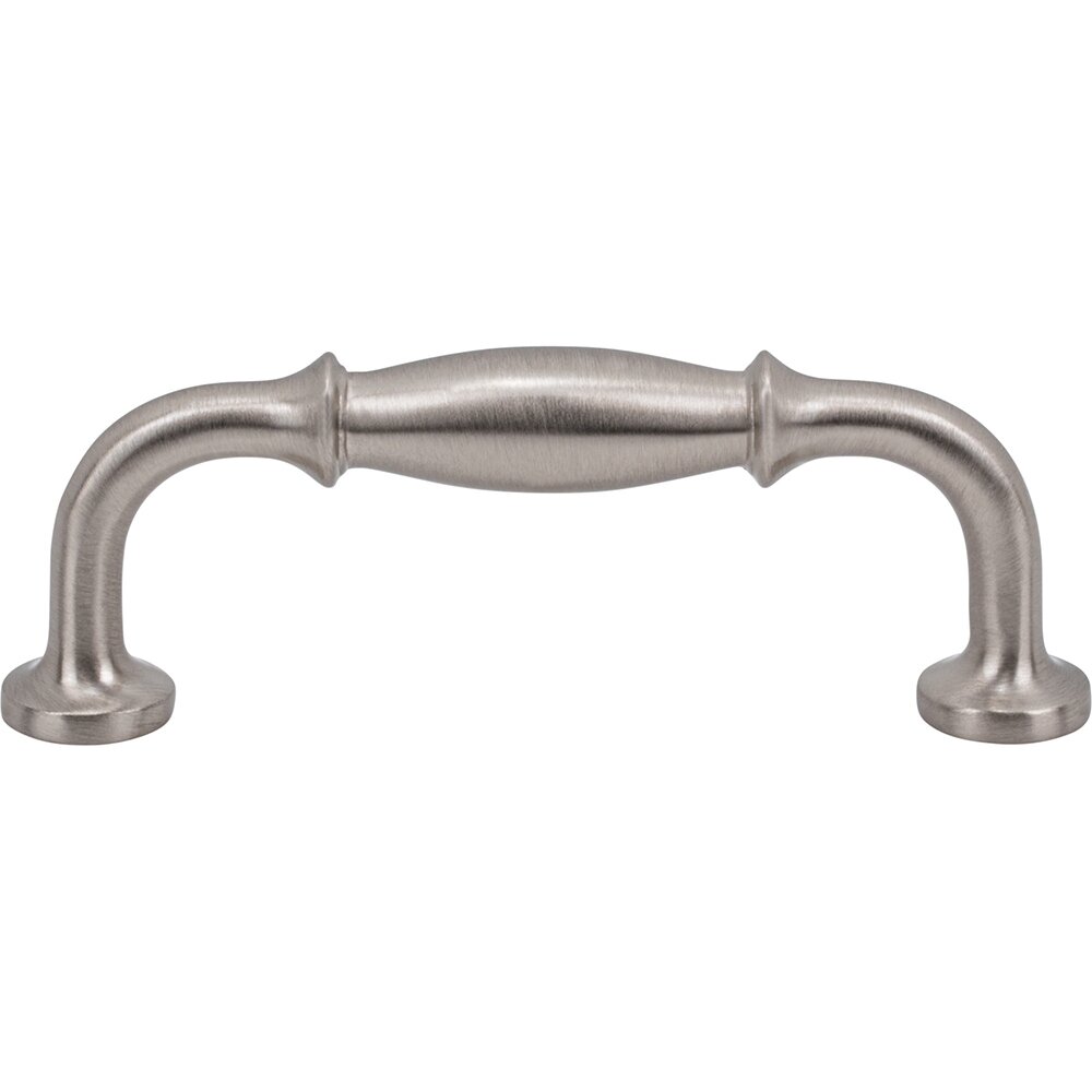 3" Centers D Handle in Brushed Satin Nickel