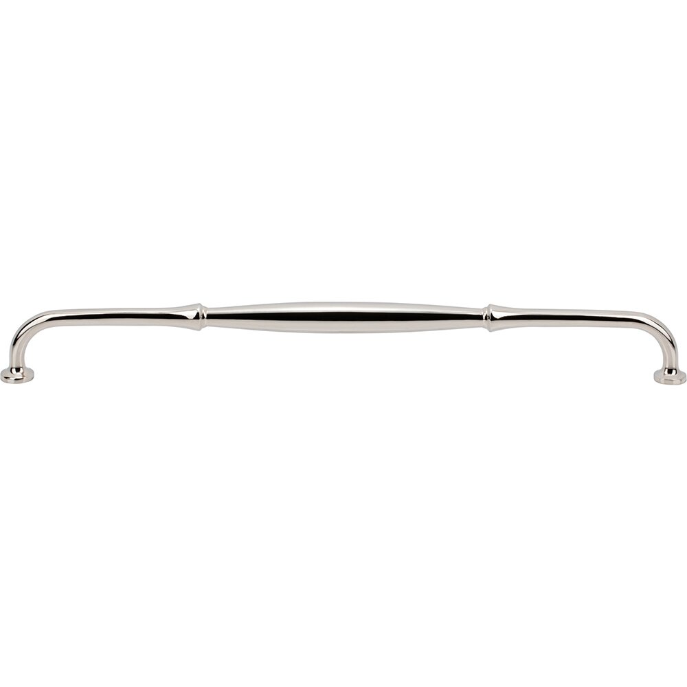 12" Centers D Handle in Polished Nickel