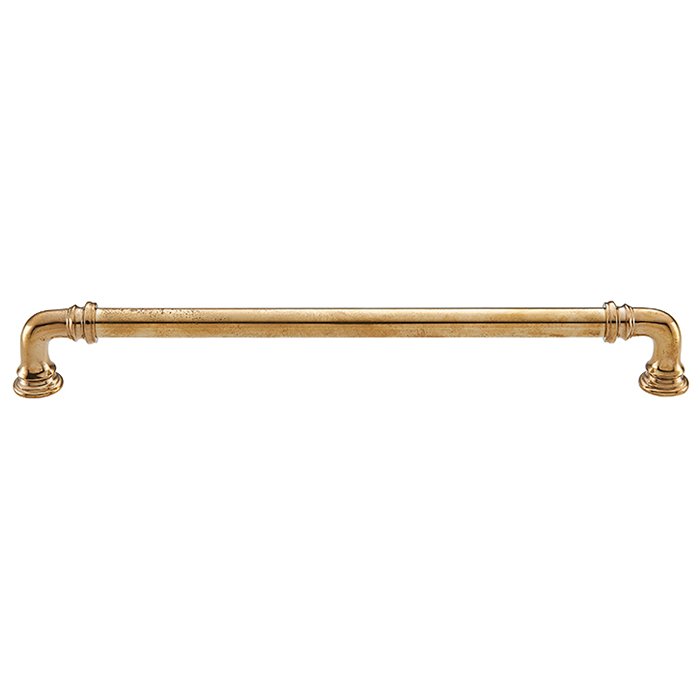 9" Centers D Handle in Unlacquered Brass
