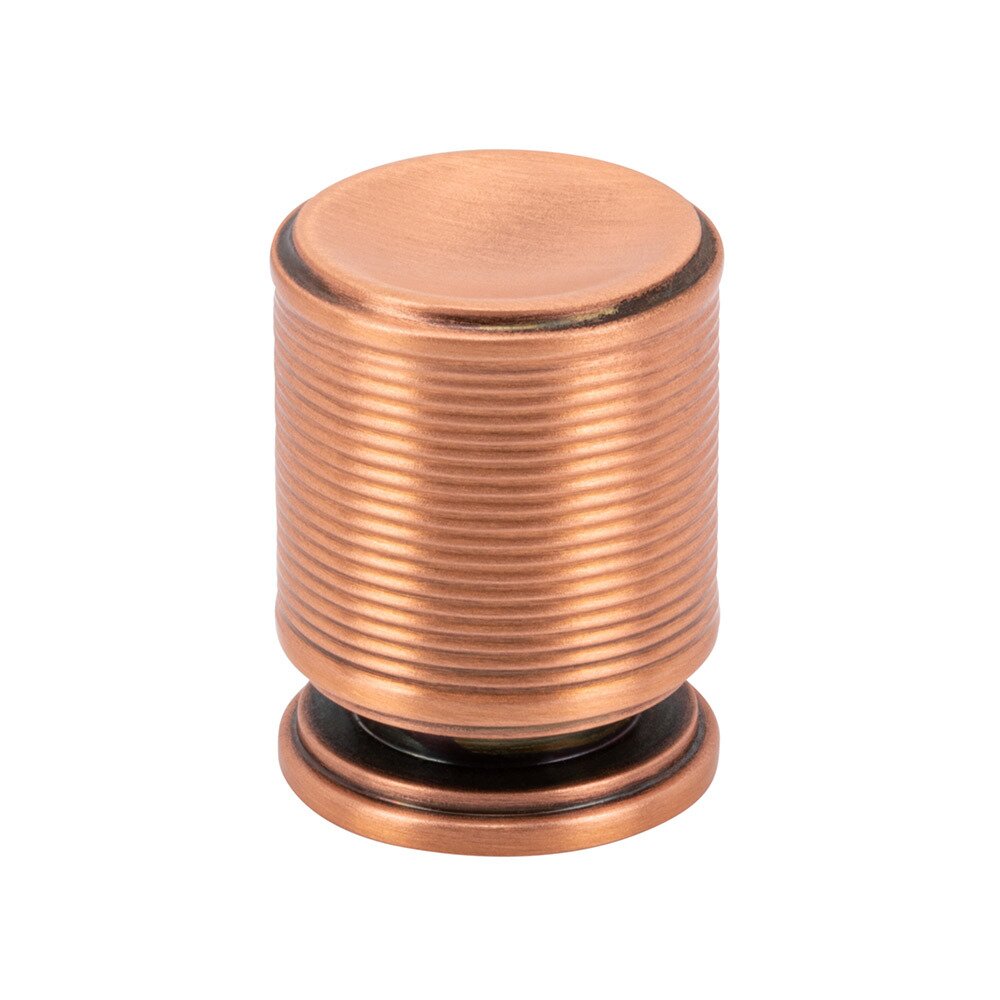 3/4" Round Knob in Brushed Copper