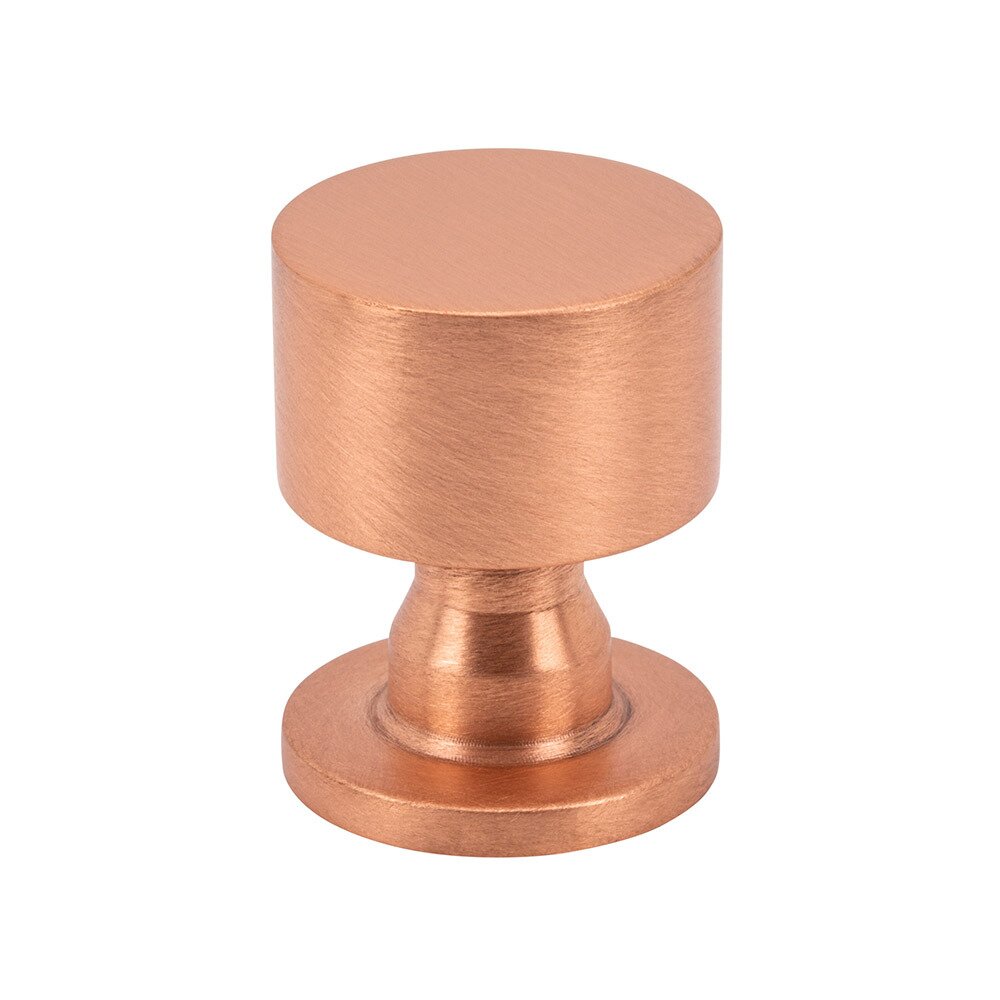 1" Round Knob in Satin Copper