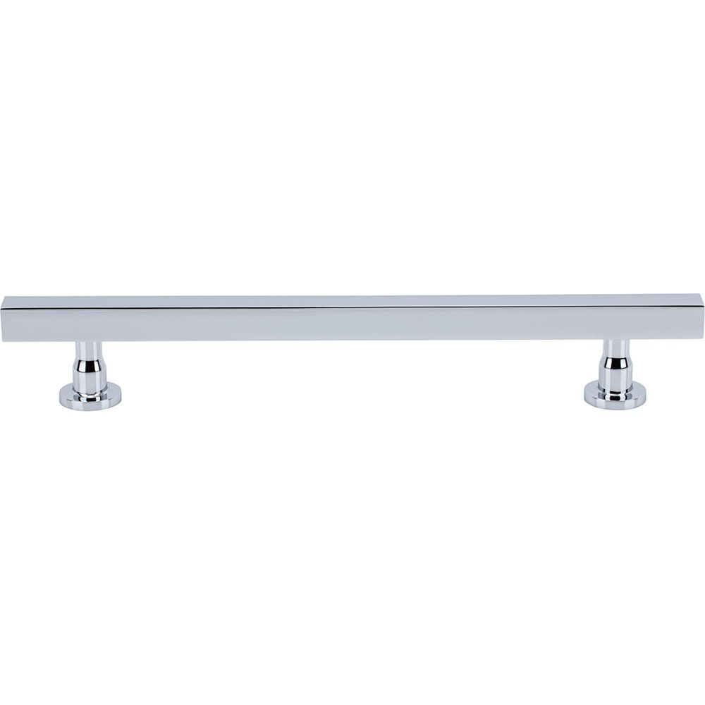 6 5/16" Centers Square Bar Pull in Polished Chrome