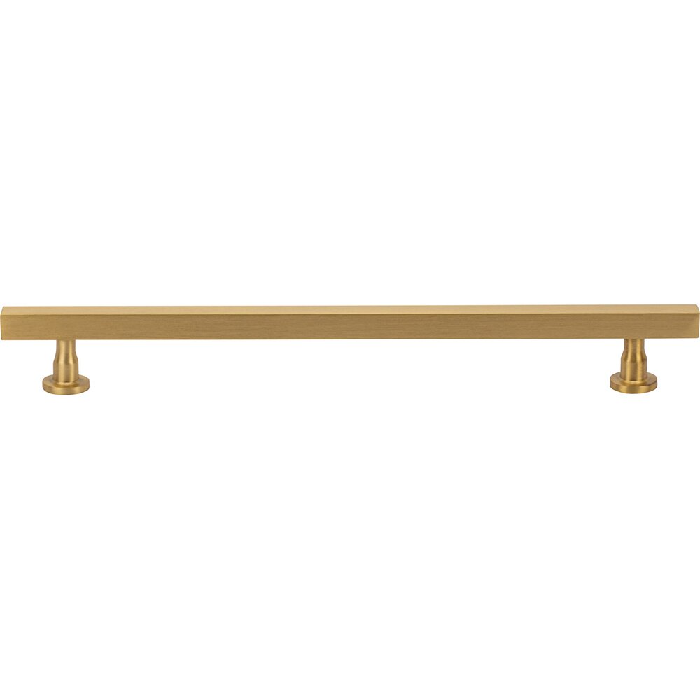 8 13/16" Centers Square Bar Pull in Satin Brass