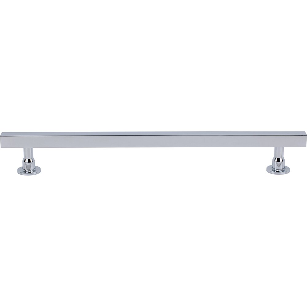 12" Centers Square Bar Appliance Pull in Polished Chrome
