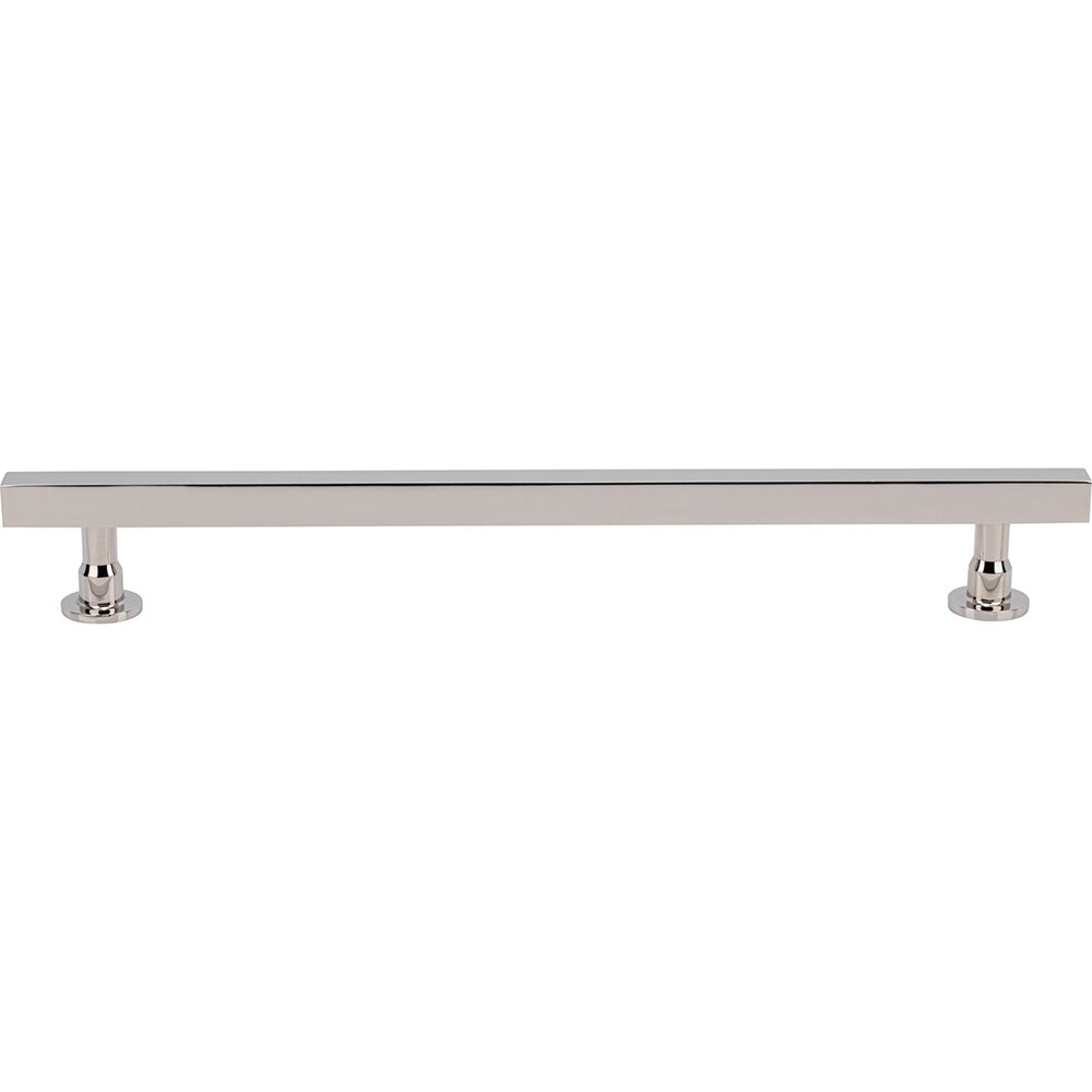 12" Centers Square Bar Appliance Pull in Polished Nickel