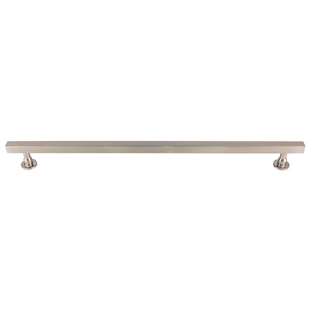 18" Centers Square Bar Appliance Pull in Brushed Satin Nickel