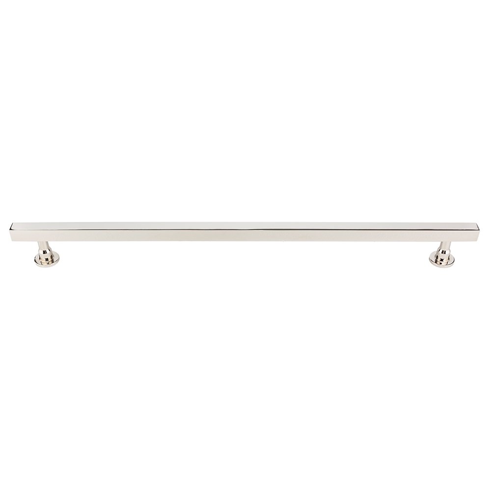 18" Centers Square Bar Appliance Pull in Polished Nickel