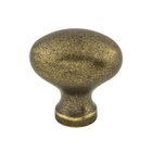 Egg 1 1/4" Long Oval Knob in German Bronze