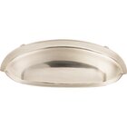 Somerset 3" Centers Cup Pull in Brushed Satin Nickel
