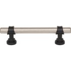 Bit 3 3/4" Centers Bar Pull in Pewter Antique and Flat Black
