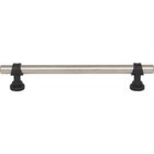 Bit 6 5/16" Centers Bar Pull in Pewter Antique and Flat Black