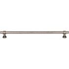 Bit 12" Centers Bar Pull in Pewter Antique