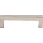 Square Bar 3 3/4" Centers Bar Pull in Brushed Satin Nickel