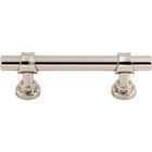 Bit 3" Centers Bar Pull in Polished Nickel