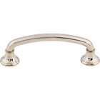 Lund 4" Centers Arch Pull in Polished Nickel