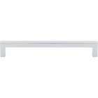 Square Bar 7 9/16" Centers Bar Pull in Polished Chrome