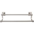 Stratton Bath Towel Bar 30" Double in Brushed Satin Nickel