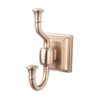 Stratton Bath Double Hook  in Brushed Bronze