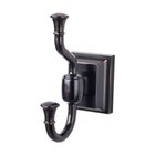 Stratton Bath Double Hook in Tuscan Bronze