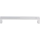 Modern Metro Slot 7" Centers Bar Pull in Polished Chrome