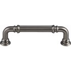Reeded 3 3/4" Centers Bar Pull in Ash Gray