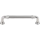 Reeded 5" Centers Bar Pull in Polished Chrome