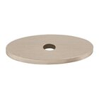 Oval 1 1/4" Knob Backplate in Brushed Satin Nickel