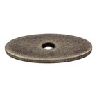 Oval 1 1/4" Knob Backplate in Pewter Antique